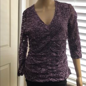 Purple Pattern Top